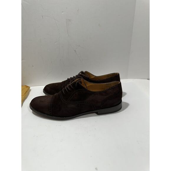 Mezlan Ravenna Brown Suede Oxford Dress Shoes US 10‎ M Made In Spain Luxurious main image 5